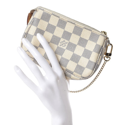 Louis Vuitton Damier Azur Mini Pochette Accessories 2 of 12