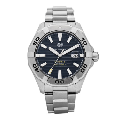 Tag Heuer Stainless Steel 44mm Aquaracer 300M Automatic Watch Black WAY2012 1 of 5
