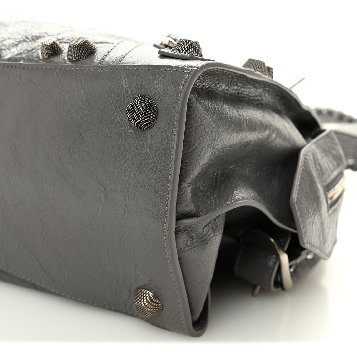 Balenciaga Agneau Arena Neo Cagole City Handbag Dark Grey 11 of 11