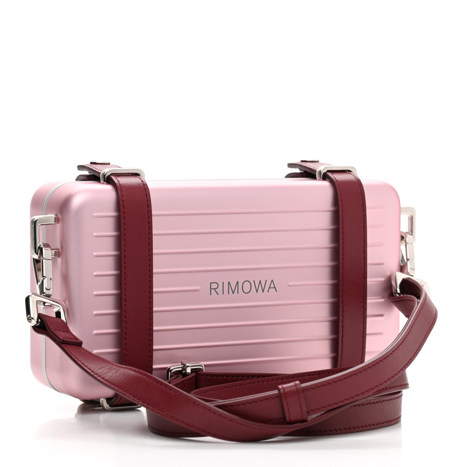 Christian Dior X RIMOWA Aluminum Personal Clutch On Strap Rose 3 of 10