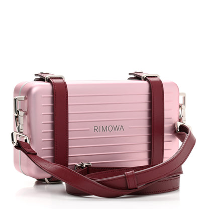 Christian Dior X RIMOWA Aluminum Personal Clutch On Strap Rose 3 of 10