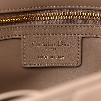 Christian Dior Calfskin Cannage Medium Caro Bag Taupe 6 of 11