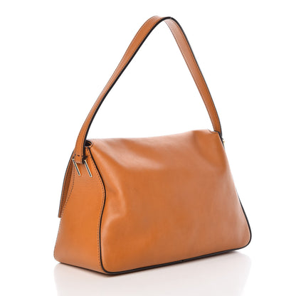 Fendi Vitello Flamingo Enamel Big Forever Mama Baguette Cognac 3 of 9