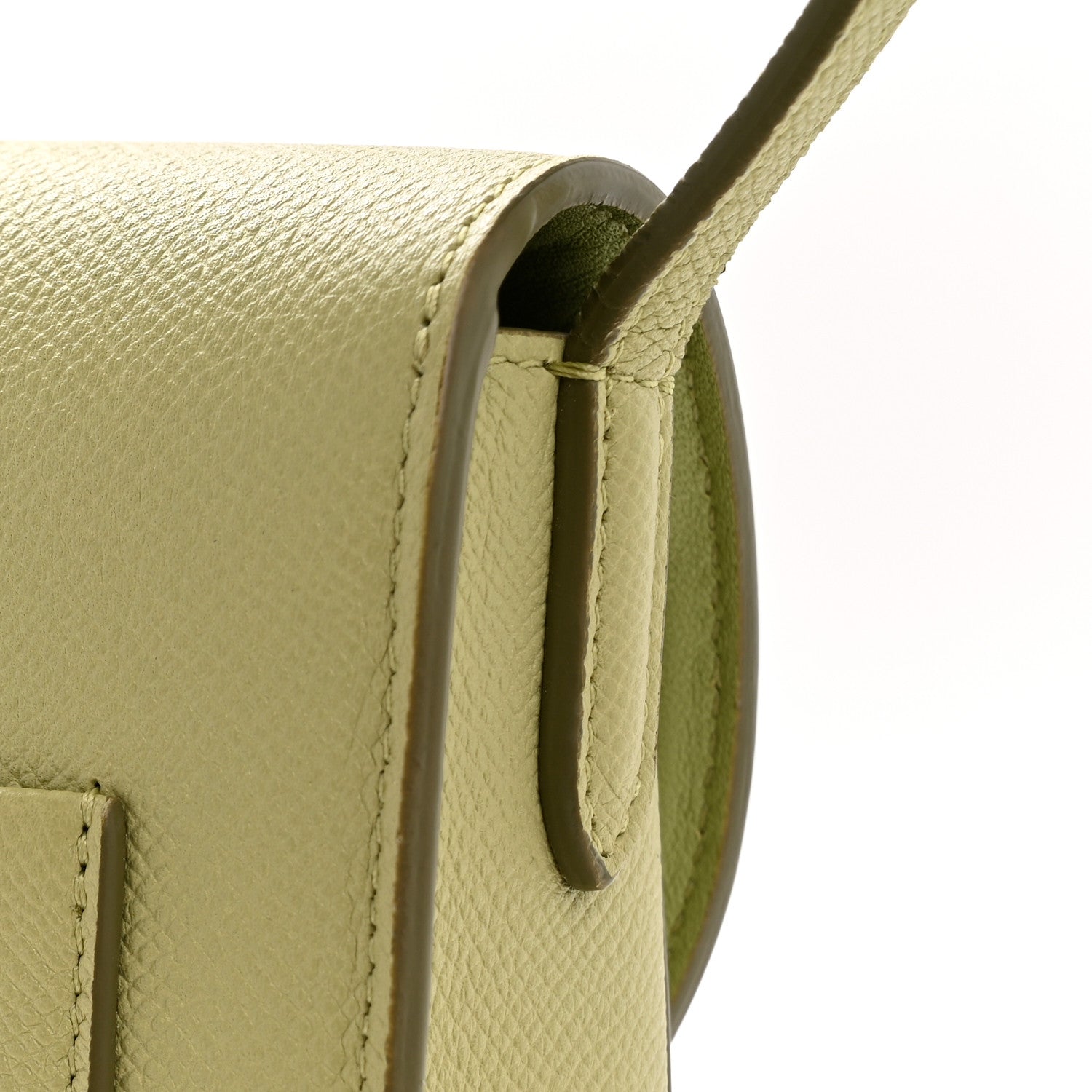 Celine Baby Grained Calfskin Small Trotteur  Jade 14 of 14