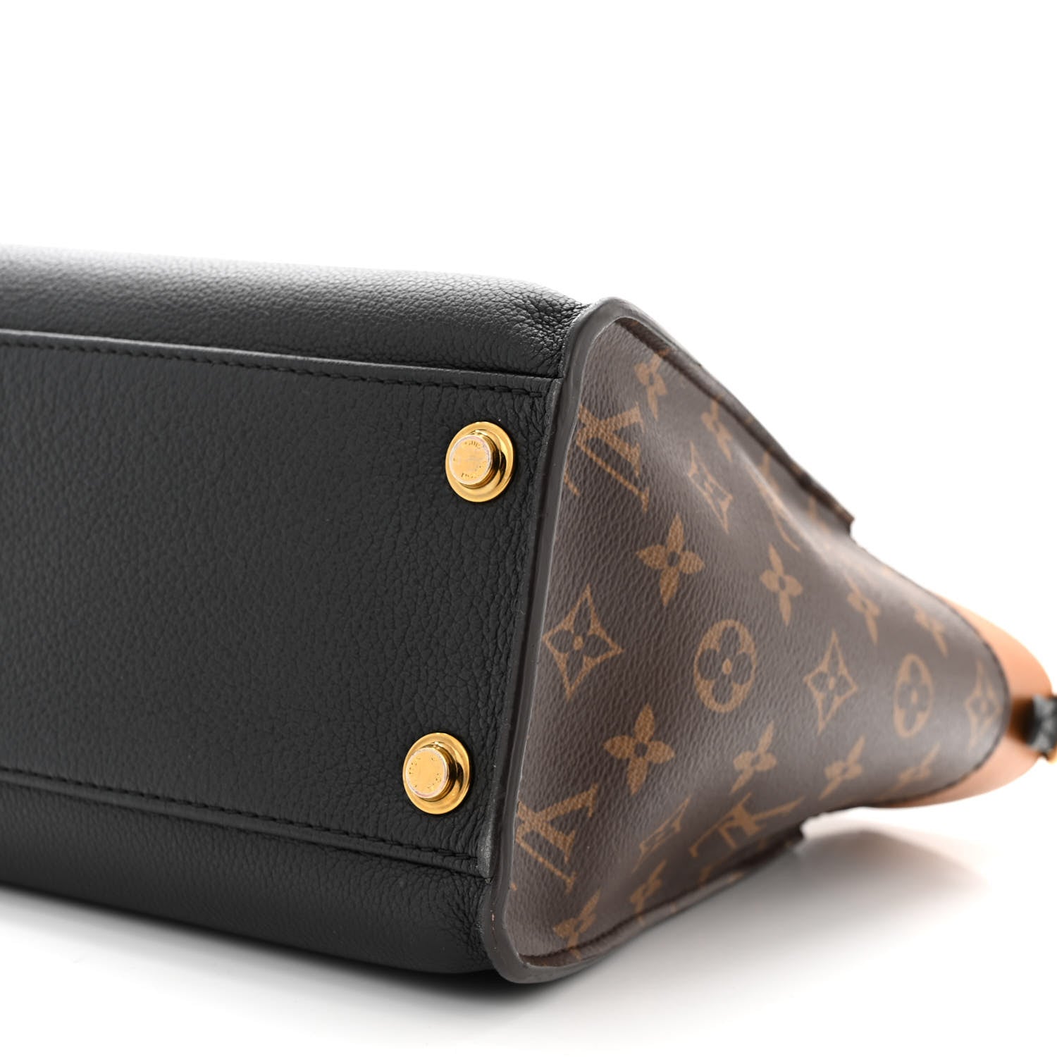 Louis Vuitton Calfskin Monogram On My Side Black 10 of 12