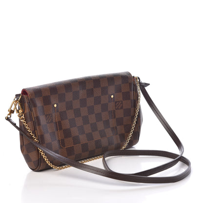 Louis Vuitton Damier Ebene Favorite MM 3 of 9