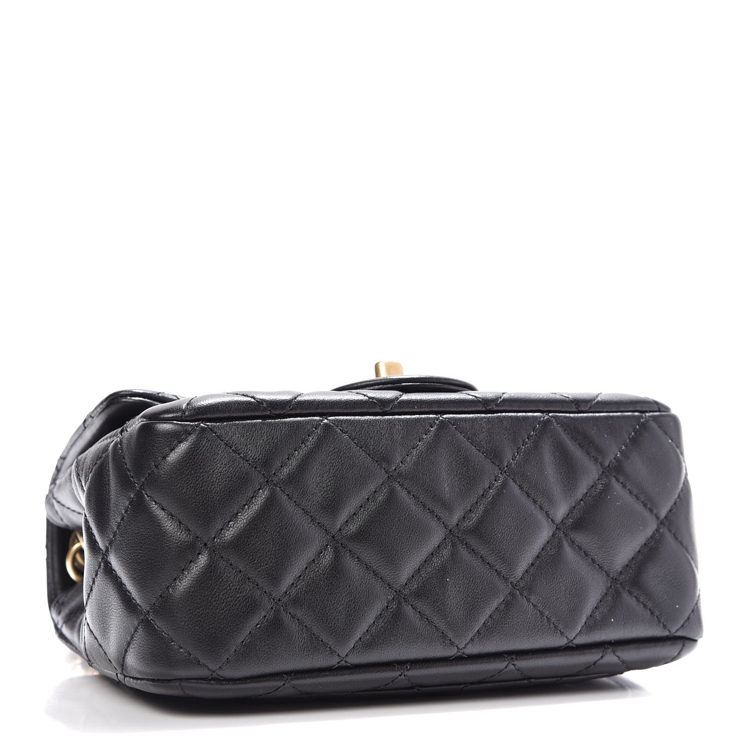 Chanel Lambskin Quilted Mini Pearl Crush Flap Black 4 of 10