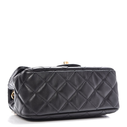 Chanel Lambskin Quilted Mini Pearl Crush Flap Black 4 of 10