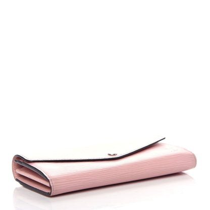 Louis Vuitton Epi Sarah Wallet NM Rose Ballerine 4 of 8