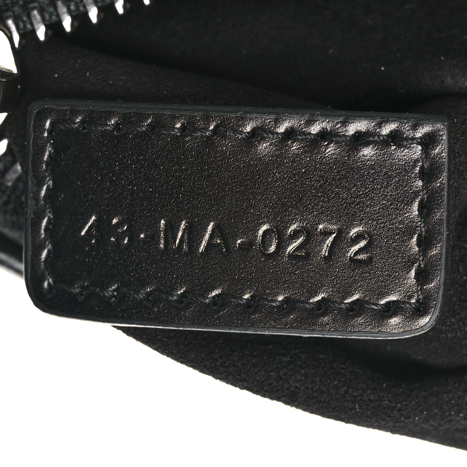 Christian Dior Calfskin Macrocannage Mini Dior Caro Tulip Bag Black 7 of 10