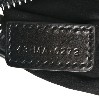Christian Dior Calfskin Macrocannage Mini Dior Caro Tulip Bag Black 7 of 10