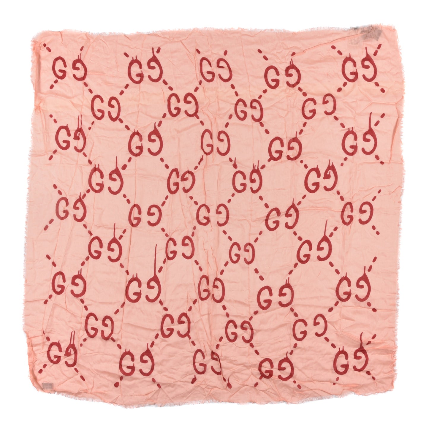 Modal Silk GG Writers Shawl Roseate Red