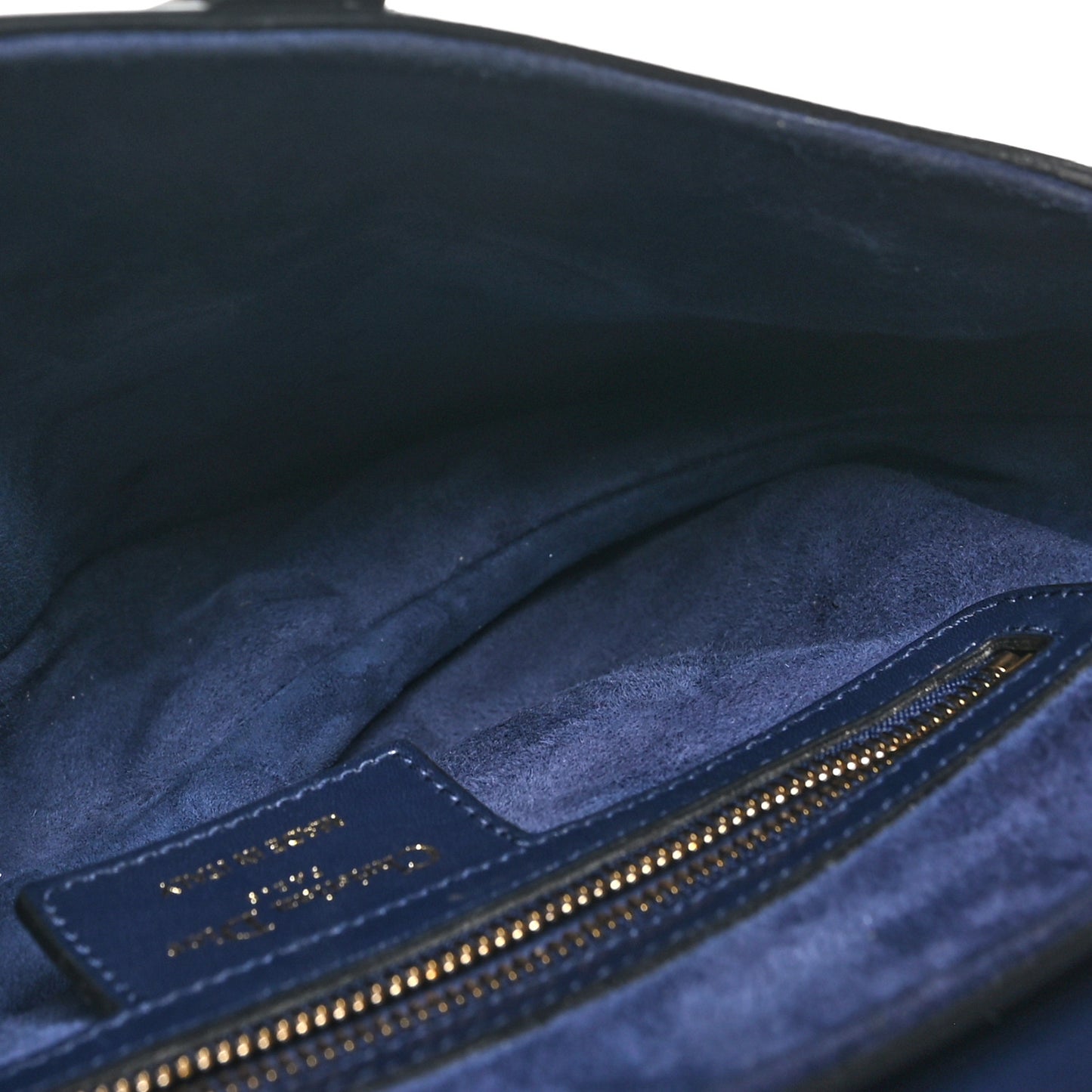 Calfskin Saddle Bag  Indigo Blue