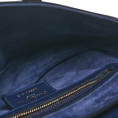 Christian Dior Calfskin Saddle Bag  Indigo Blue 5 of 11