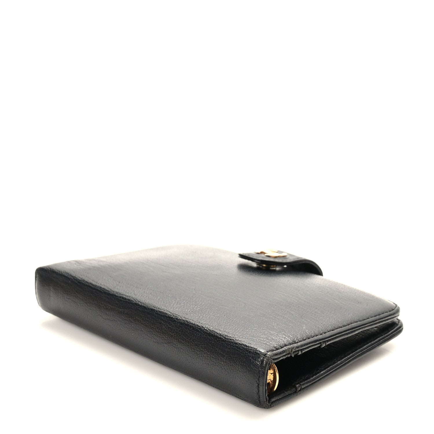 Chanel Goatskin Small Ring Agenda Planner Black 4 of 11