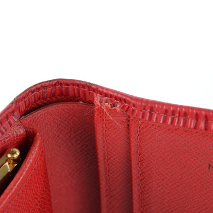 Louis Vuitton Epi French Purse Wallet Rouge 12 of 13