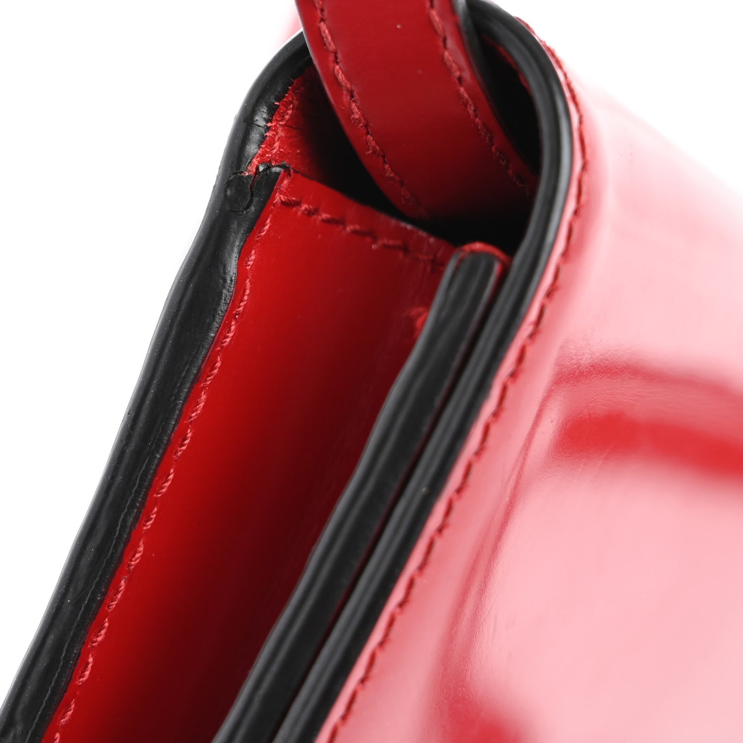 Shade Lux Calfskin Icon Wallet Hibiscus Red