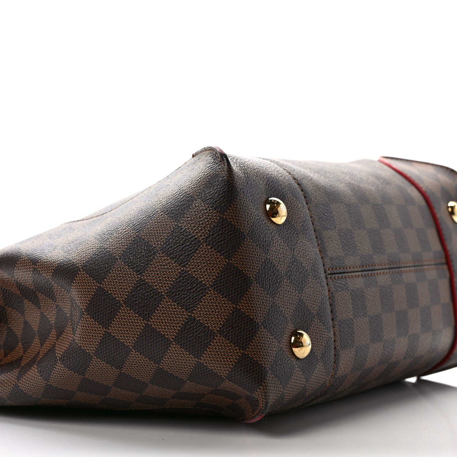 Louis Vuitton Damier Ebene Caissa Hobo Cherry 7 of 8