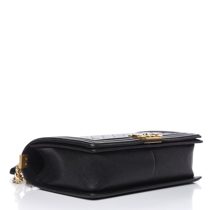 Chanel Caviar Quilted New Medium Boy Flap Black 4 of 11