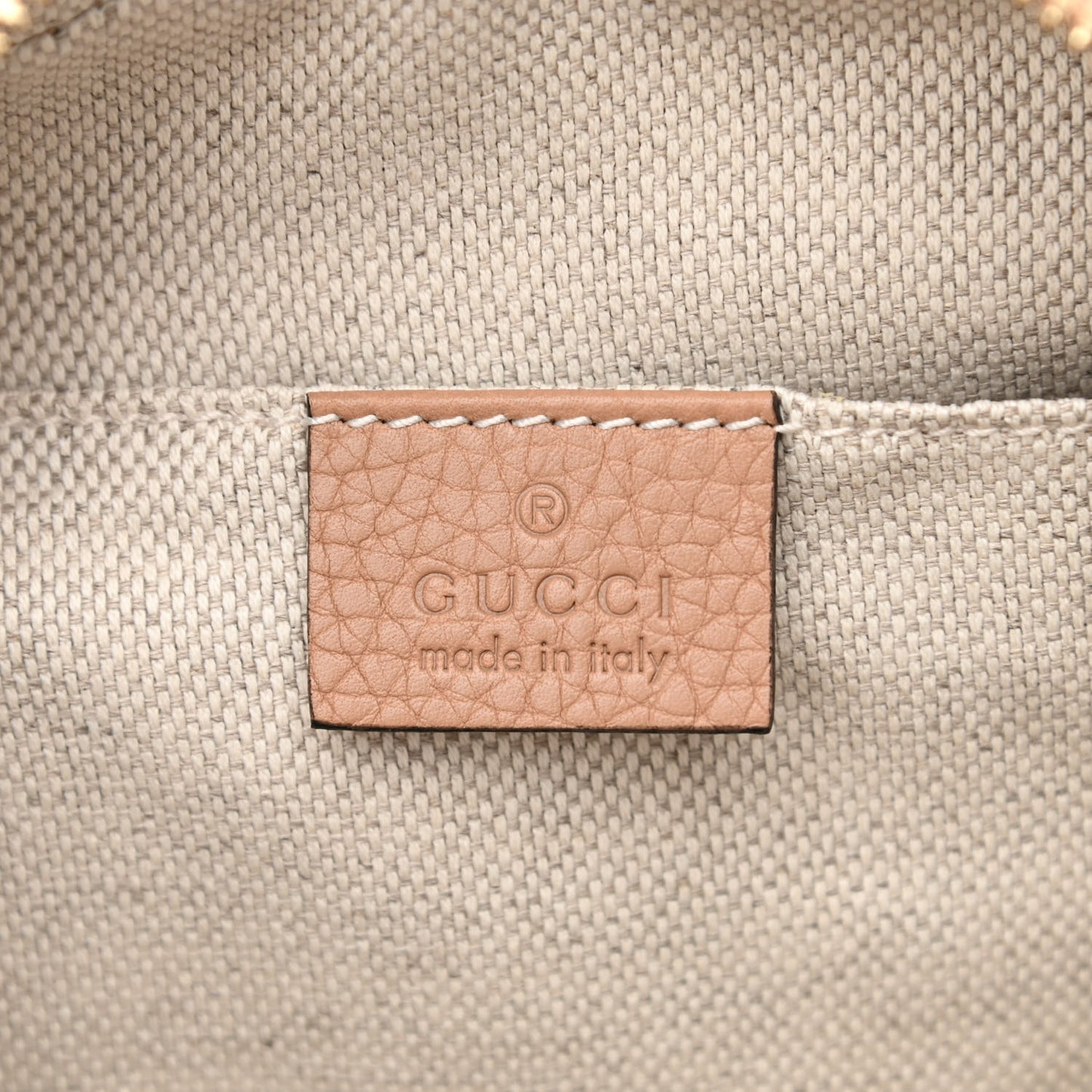 Pebbled Calfskin Small Soho Disco Bag Camelia