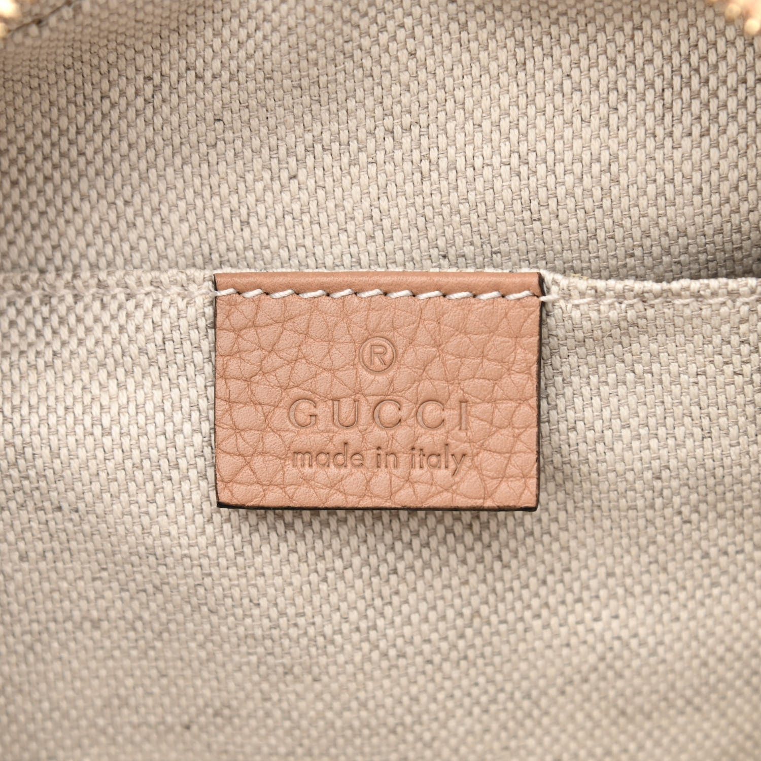 Gucci Pebbled Calfskin Small Soho Disco Bag Camelia 6 of 11