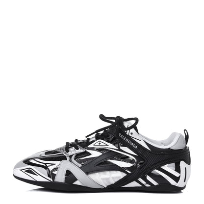 Balenciaga Mesh Rubber Womens Drive Sneakers 40 Light Grey Black 1 of 9