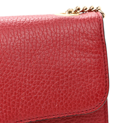 Gucci Dollar Calfskin Small Interlocking G Shoulder Bag Red 12 of 13