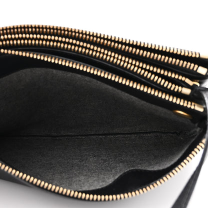 Celine Lambskin Small Trio Crossbody Bag Black 7 of 11