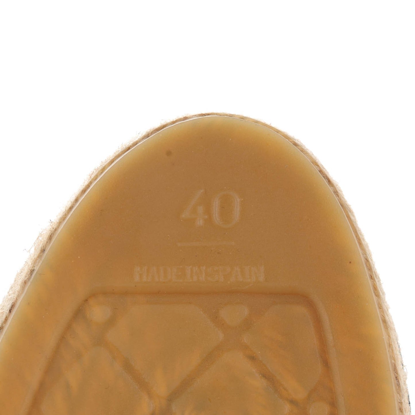 Lambskin CC Espadrilles 40 Black