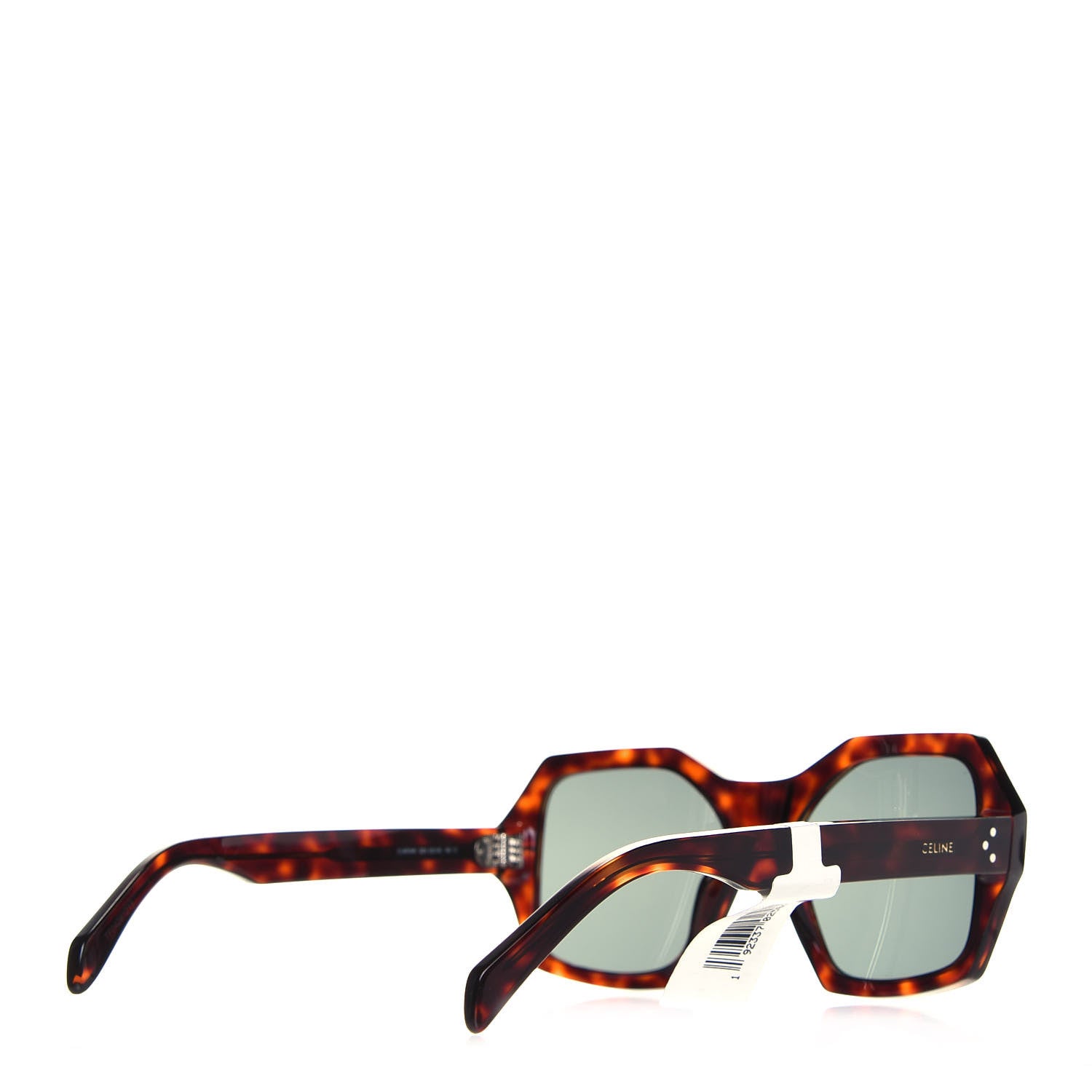 Celine Acetate Octagon Polarized Sunglasses CL401311 Blonde Havana 4 of 8