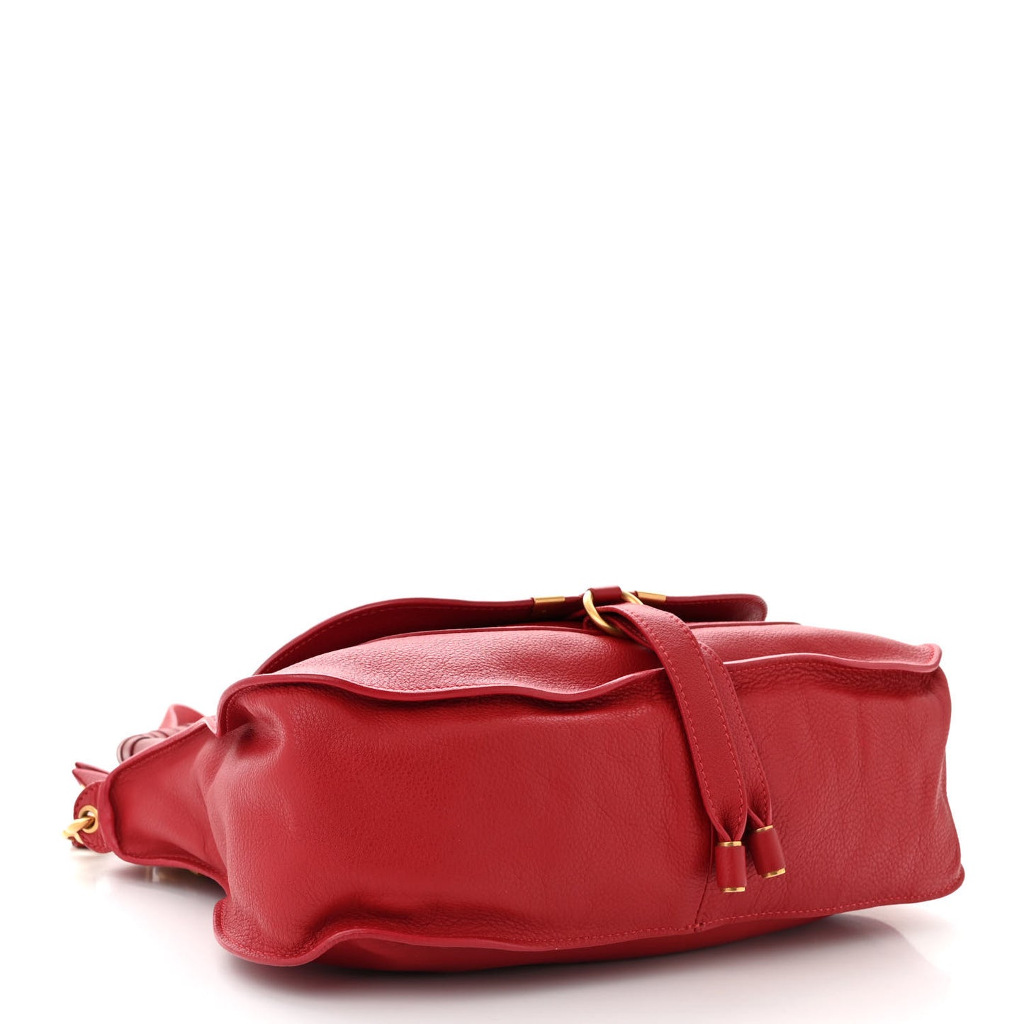 Calfskin Medium Marcie Satchel Red