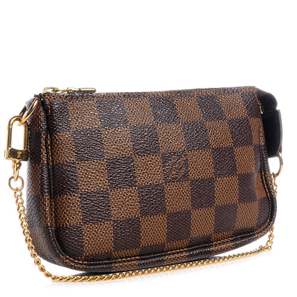Louis Vuitton Damier Ebene Mini Pochette Accessories 3 of 7