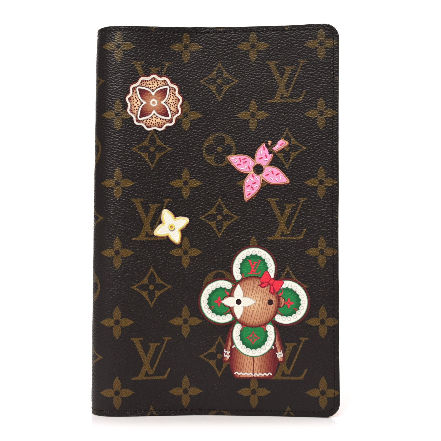 Louis Vuitton Monogram Emily Notebook Cover MM Coquelicot 1 of 6