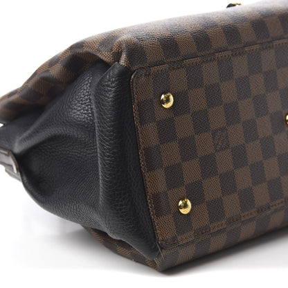 Louis Vuitton Cuir Taurillon Damier Ebene Normandy Black 5 of 9