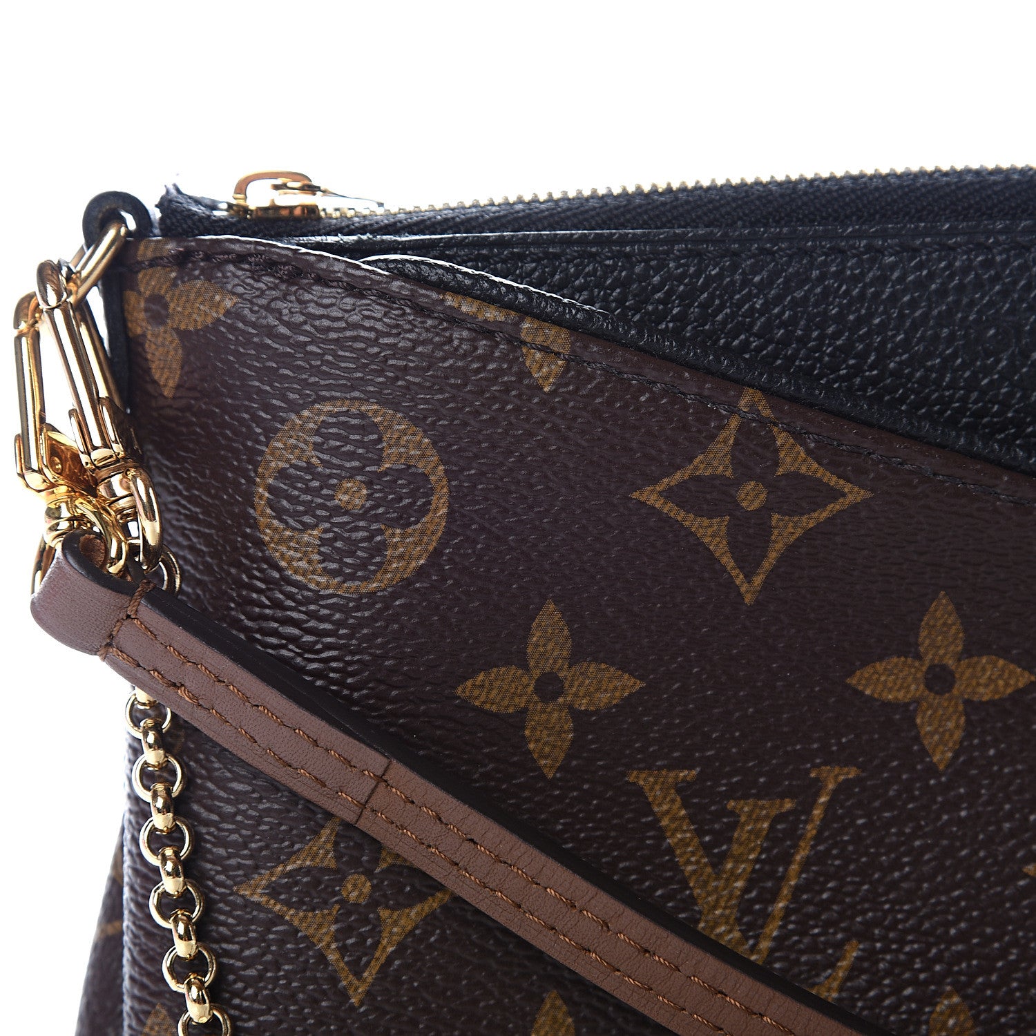 Louis Vuitton Monogram Pallas Clutch Black 10 of 11