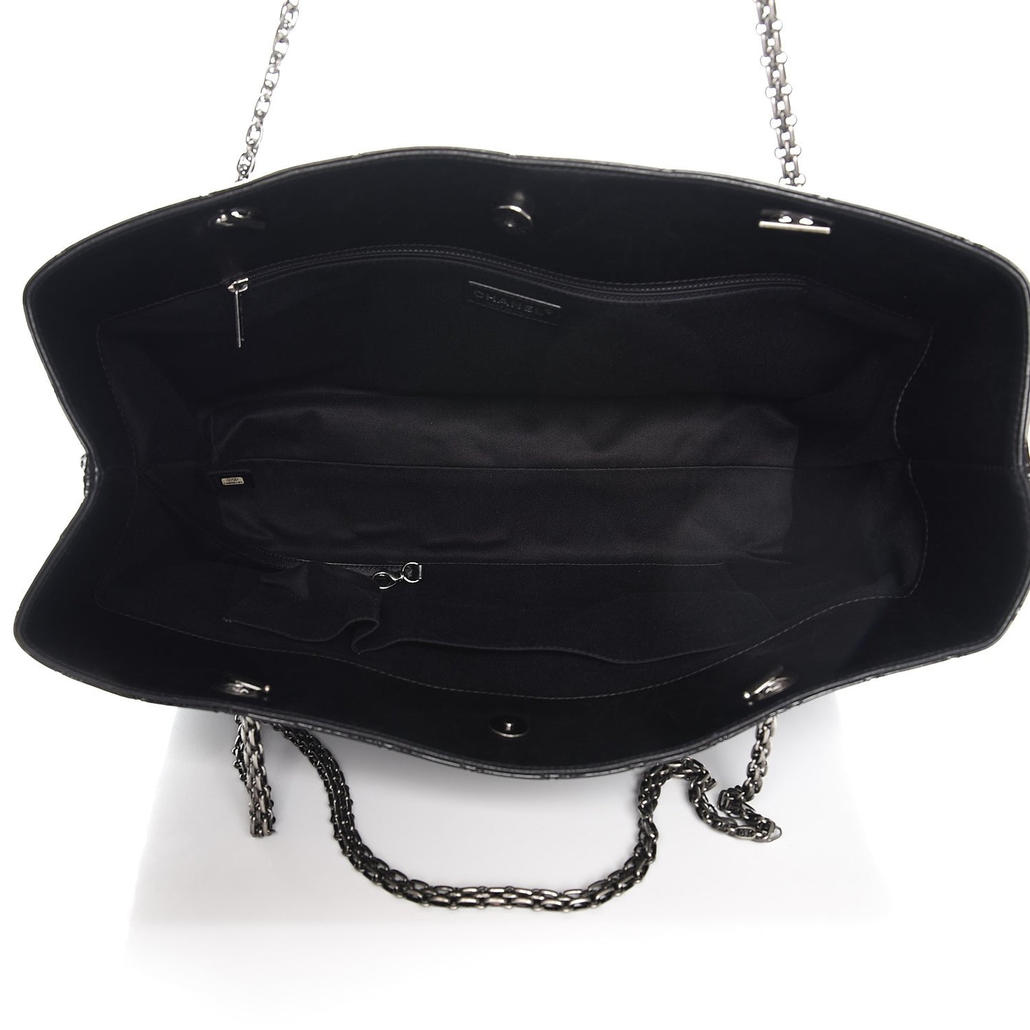 Patent Quilted Reissue 2.55 Tote Black