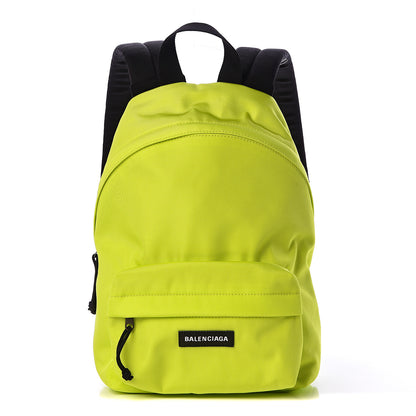 Balenciaga Nylon Explorer Backpack Acid Green 1 of 9