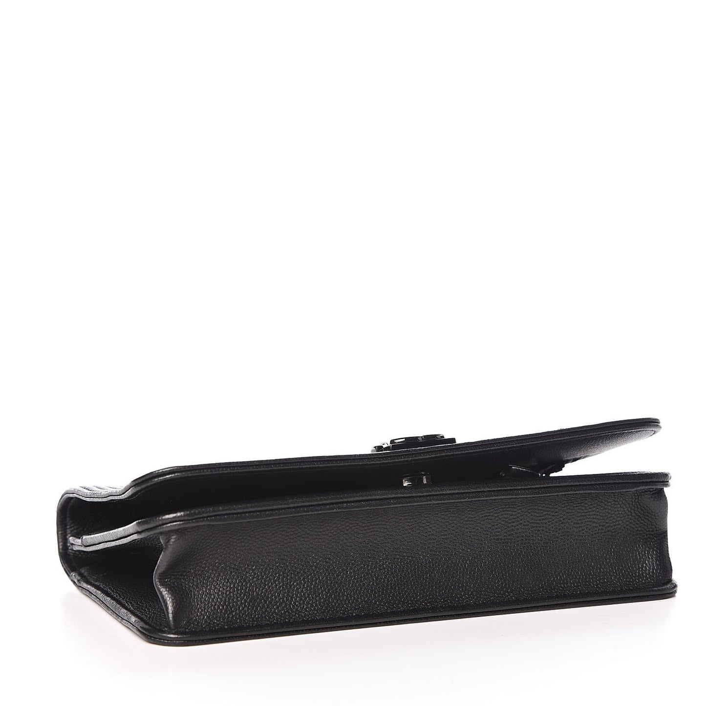 Caviar Quilted Boy Wallet On Chain WOC So Black