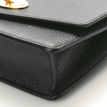 Mulberry Small Classic Grain Calfskin Small Darley Black 9 of 9