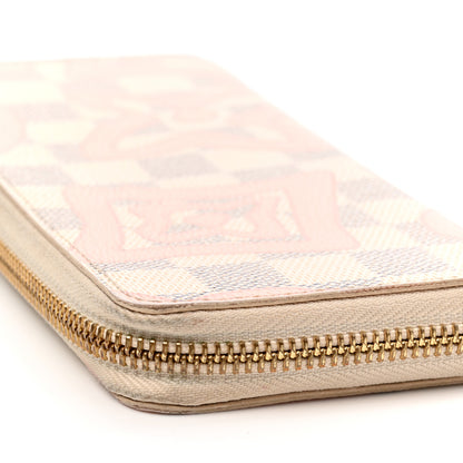 Louis Vuitton Damier Azur Tahitienne Clemence Wallet 10 of 12