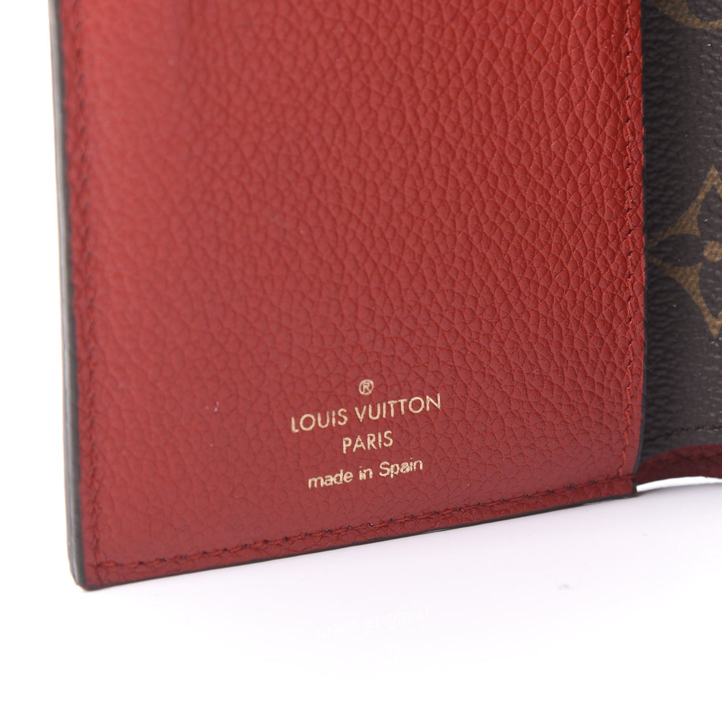 Monogram Pallas Compact Wallet Cherry
