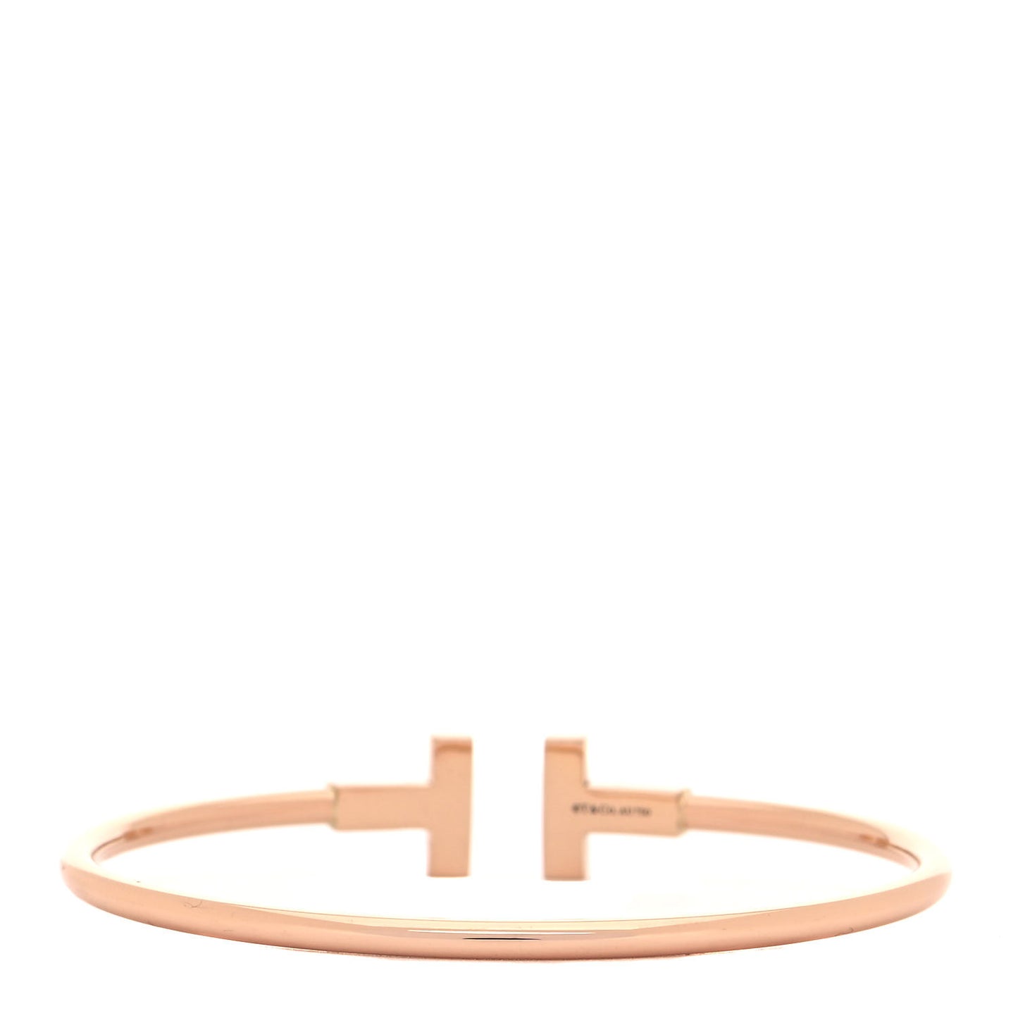 18K Rose Gold T Wire Bracelet