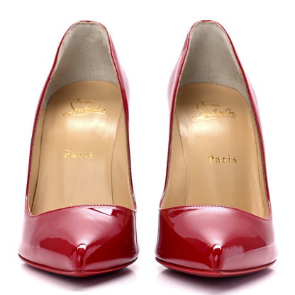 Christian Louboutin Patent Pigalle Follies 100 Pumps 38.5 Red 2 of 9