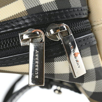 Burberry Canvas House Check Backpack Black 8 of 8