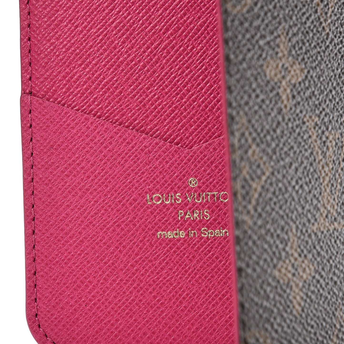 Monogram iPhone 6 Plus Folio Case Rose