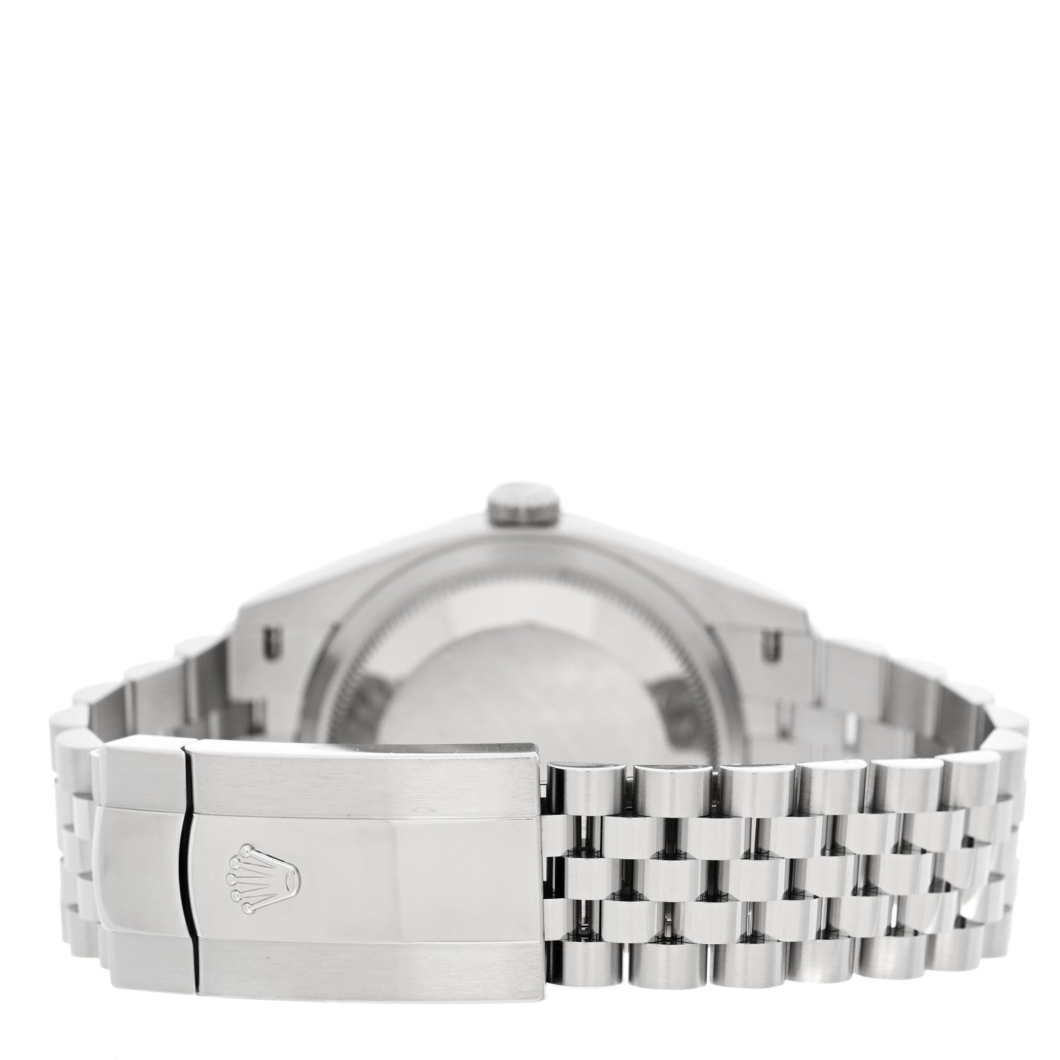 Rolex Stainless Steel 18K White Gold Diamond 36mm Oyster Perpetual Datejust Watch Silver Roman 126234 3 of 5
