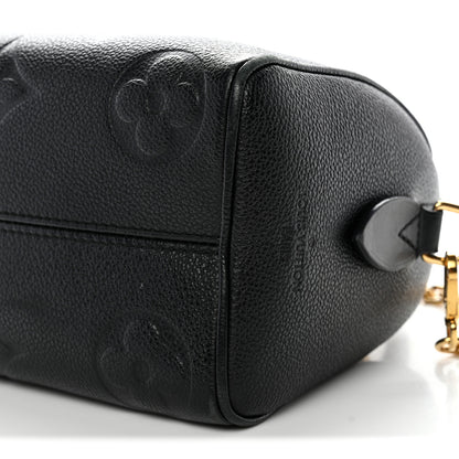 Louis Vuitton Empreinte Monogram Giant Speedy Bandouliere 20 Black 9 of 13