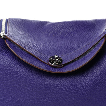Hermes Taurillon Clemence Lindy 30 Iris 9 of 9