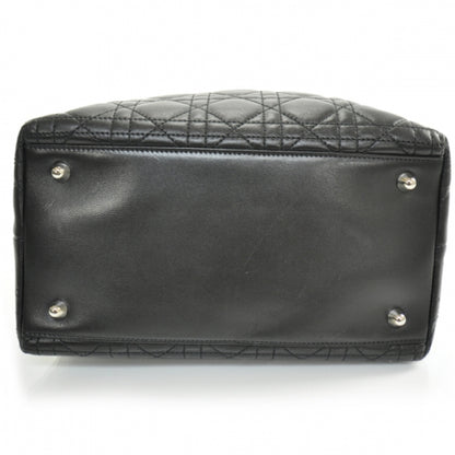 Christian Dior Lambskin Cannage Soft Lady Dior Tote Black 4 of 14