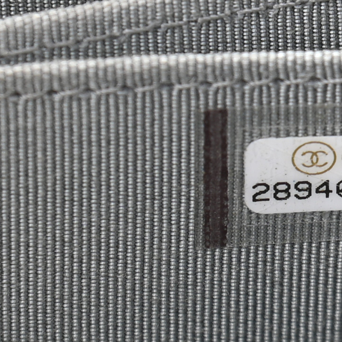 Caviar Quilted Zip Coin Purse Grey